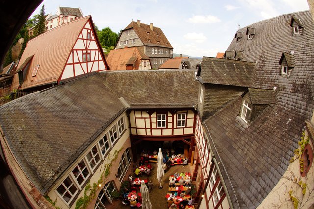Blick in den Museumshof.