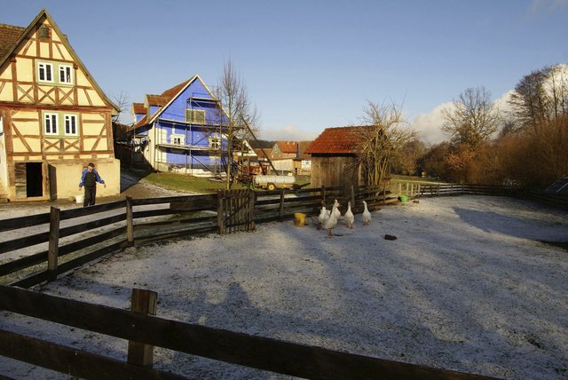 Winter in Gottersdorf.