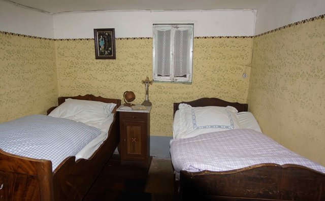 Schlafzimmer anno dazumal.