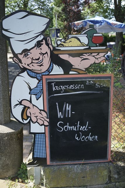 WM-Schnitzel in Dorfprozelten