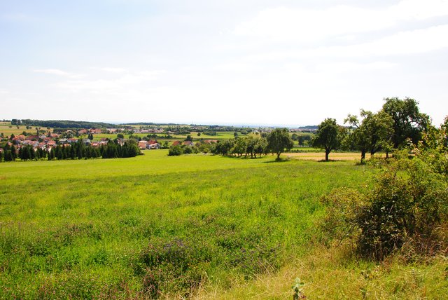 Blick Richtung Ober und Unterdielbach