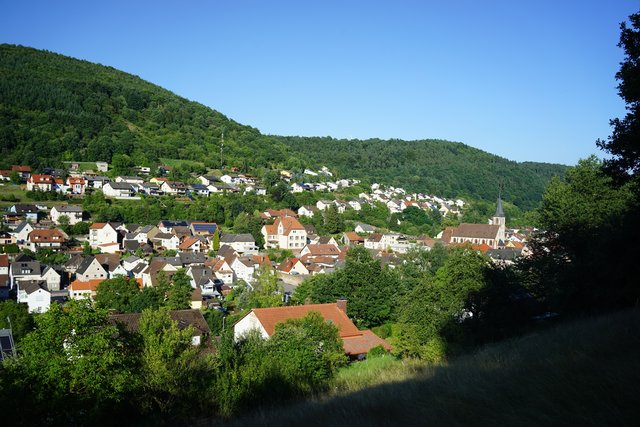 Blick auf Eichenbühl