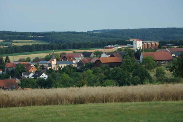 Heppdiel  - vom Sportplatz aus gesehen