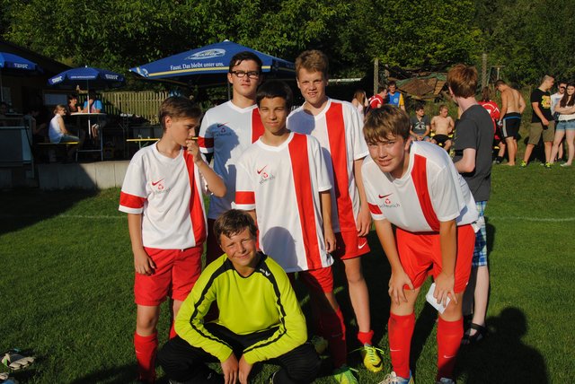 Spieler der Mannschaft "Family & Friends"
