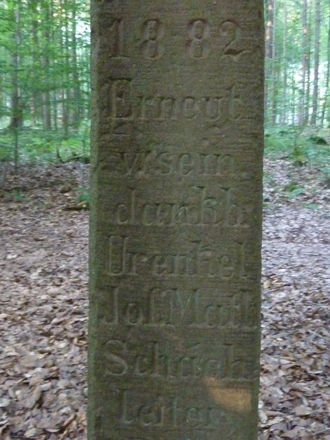 Inschrift Detail Rückseite