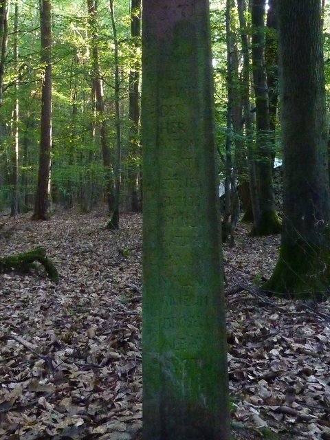 Inschrift Vorderseite
