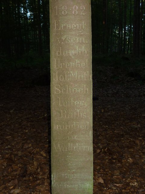 Inschrift Rückseite
