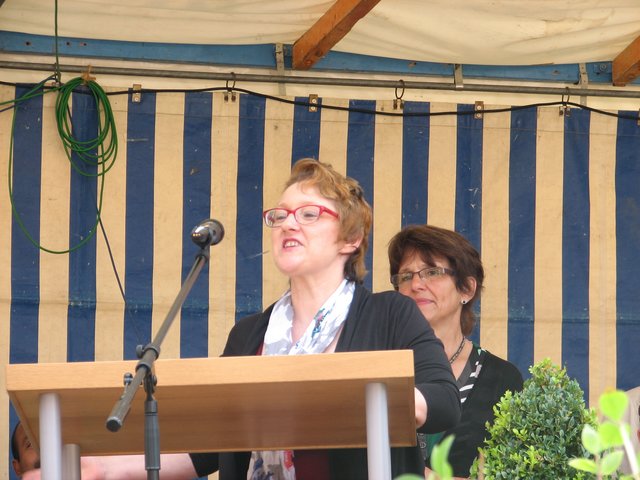 Ulrike Franz vom Pfarrgemeinderat Eichelsbach