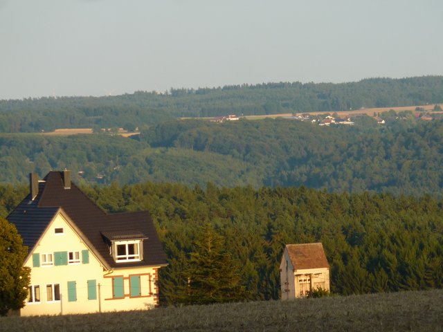 Villa Geisenhof mit Blick auf Glashofen