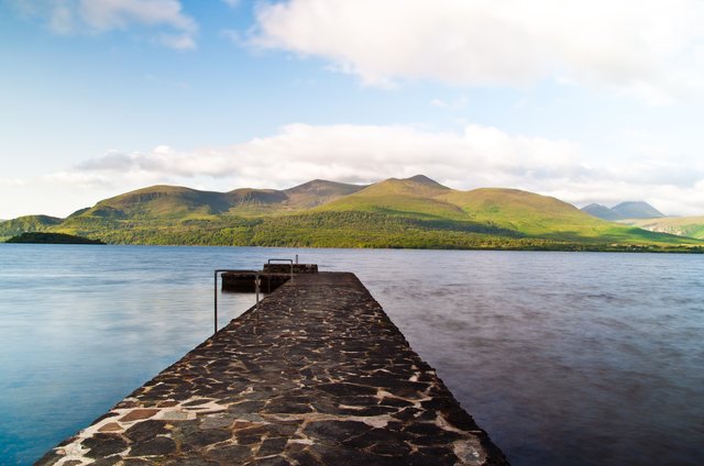 Wunderbarer Morgen vor unsrem Hotel in Irland (03.08.2014)