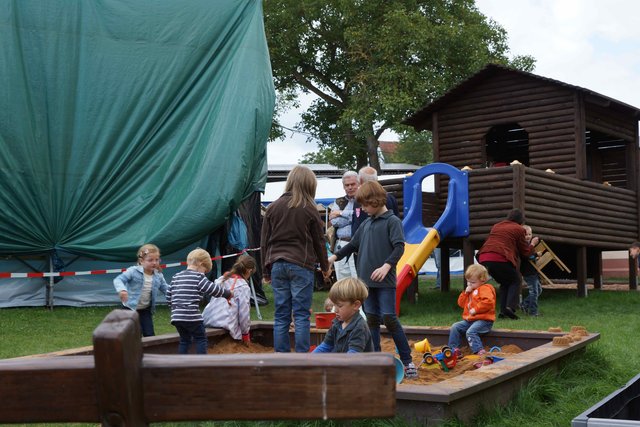 Gelungener Spielplatz für die Kinder in Windischbuchen