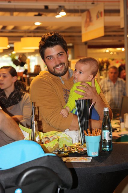 Gewinnerparty "Wonneproppen 2014" bei Wohn-Center Spilger in Obernburg.