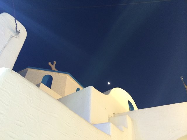 Sommernacht in Naoussa auf der Insel Paros (Gr)