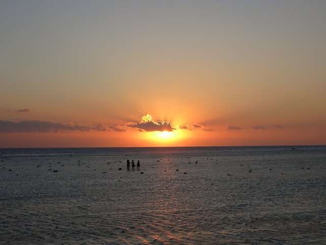 Was für ein Sonnenuntergang auf Gili Trawangan (Lombok)