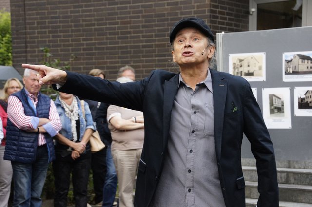 Der Schauspieler in seinem Element.