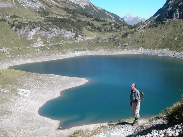 Wanderung zur Freiburger Hütte - Höhenweg am Formarinsee - Lechquellgebiet Vorarlberg