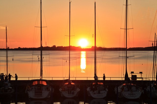 Abendruhe in Wiek/Rügen