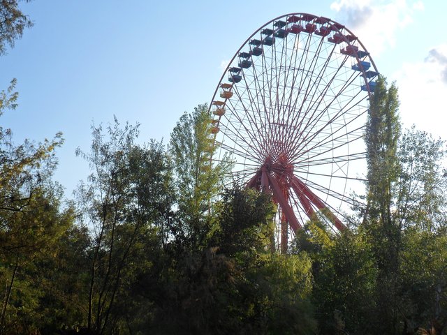 Das Bild zeigt den stillgelegten Berliner Spreepark (war mal ein Vergnügungspark zu DDR Zeiten). Filmkulisse zahlreicher Filme wie z.B. Wo ist Hanna?