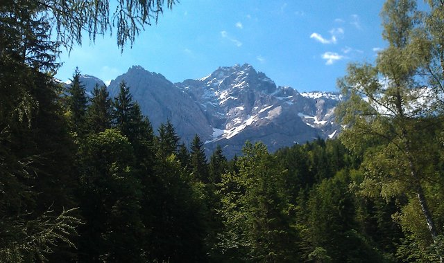Sommer an der Zugspitze