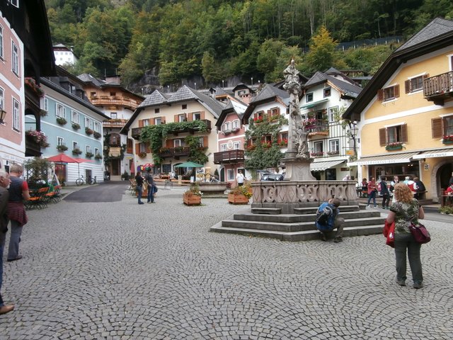 Marktplatz in Hallstatt