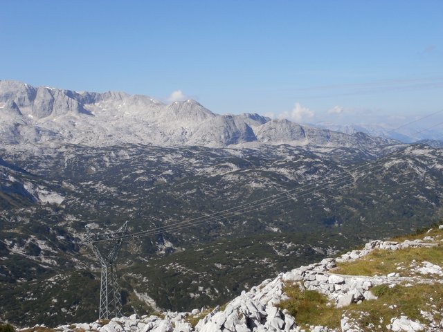 Blick ins Dachsteingebirge