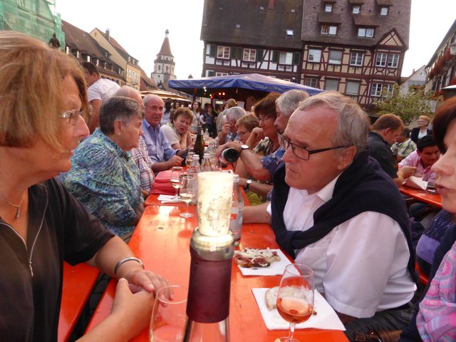 Auf dem Weinfest in Gengenbach