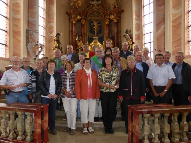 In der Pfarrkirche von Sasbach mit den Freudenberger Altären