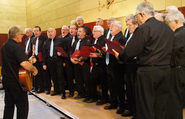 Der Männgerchor des Gesangvereins Frohsinn aus Mömlingen.
