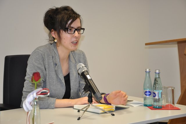 Wie im richtigen Leben: Susanne Hasenstab schilderte ihre Erlebnisse mit Abifeier und Praktikum