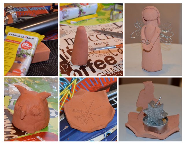 Basteltipp: tonähnliche Modeliermasse, lufthärtend für tolle Geschenke von den kleinen für Oma & Opa.