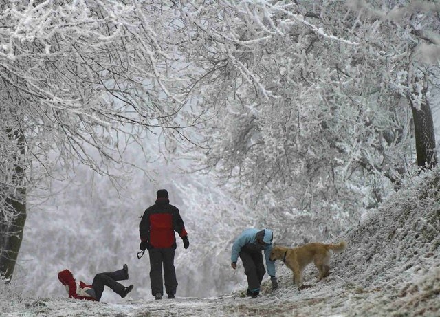 Schnee-Vergnügen  bei Miltenberg-Monbrunn