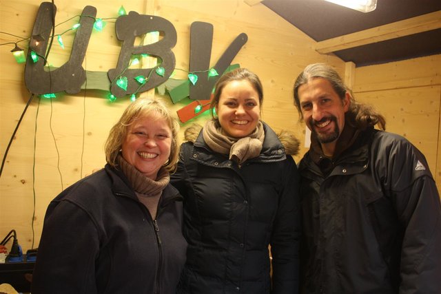 Gabi Pfister, Lena Rittger und Thomas Becker