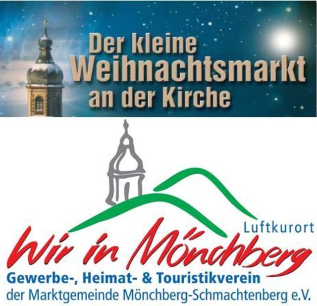Der kleine Weihnachtsmarkt an unserer Kirche - eine Initiative von "Wir in Mönchberg" | Foto: Grafikstudio Thomas Hagel