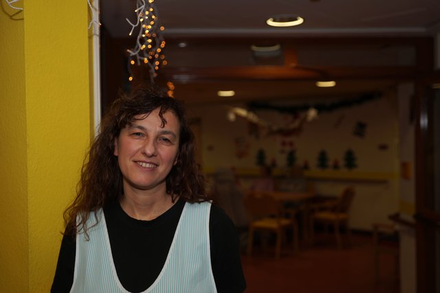 Beate Holzapfel, Krankenschwester aus Stockstadt, arbeitet in Erlenbach am Main.