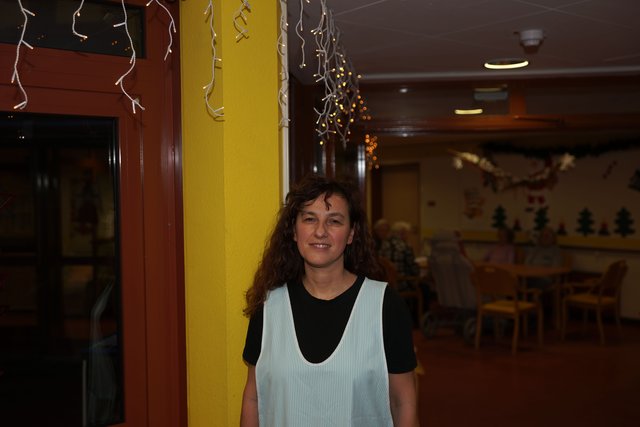 Beate Holzapfel, Krankenschwester aus Stockstadt, arbeitet in Erlenbach am Main.
