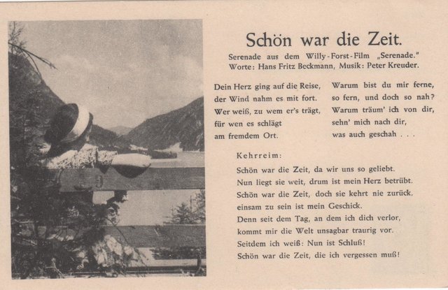 Schön war die Zeit