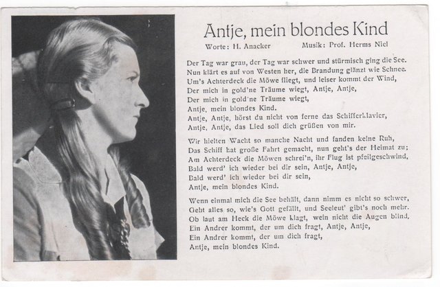 Antje, mein blondes Kind