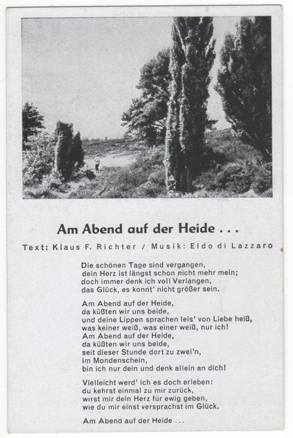 Am Abend auf der Heide ...