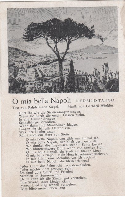 O mia bella Napoli