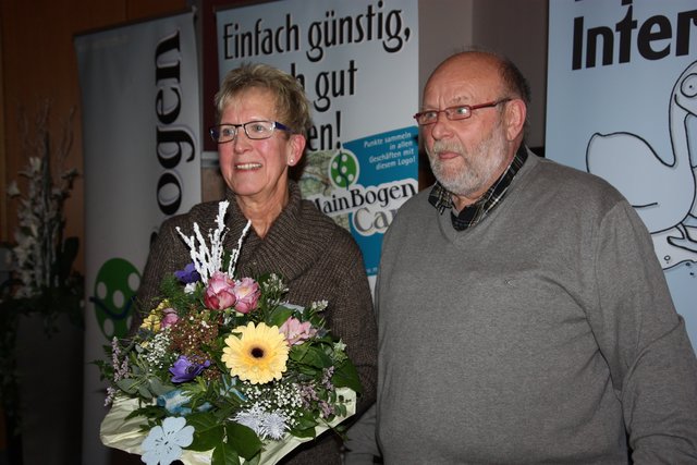 Gewinner des Hauptpreises: Brigitte und Günter Engel aus Seckmauern