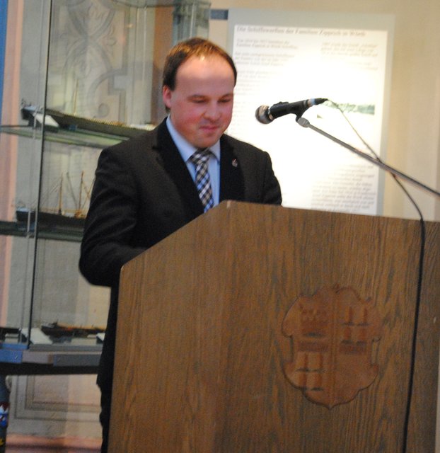 Wörths Bürgermeister Andreas Fath hilt einen Rückblick auf 2014