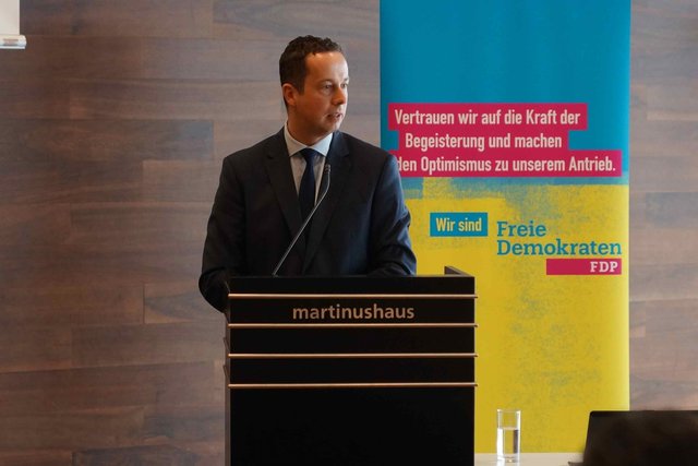 FDP-Neujahrsempfang in Aschaffenburg mit Festredner Florian Rentsch.