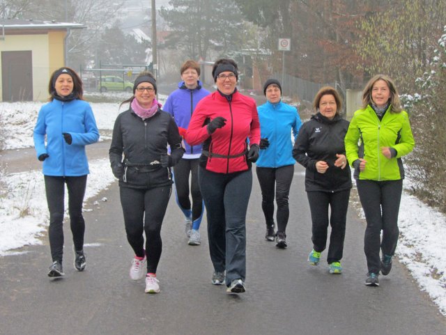 Trennfurter "Gourmetläuferinnen" mit Power unterwegs.