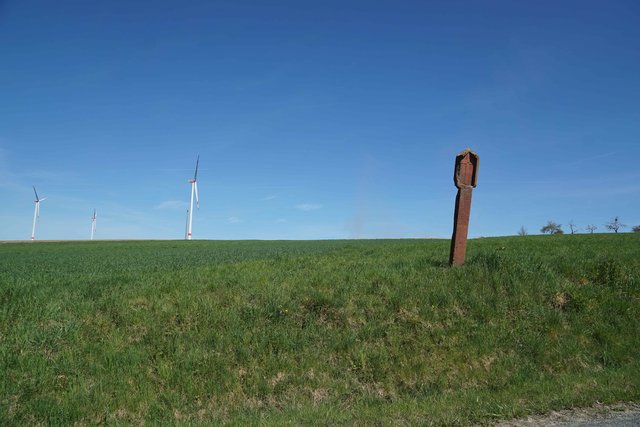 Bildstock im Odenwald bei Heppdiel.