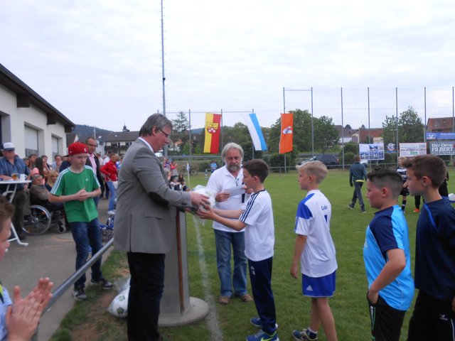 Siegerehrung: Platz 6 für JFG Untere Elsava (Eschau)