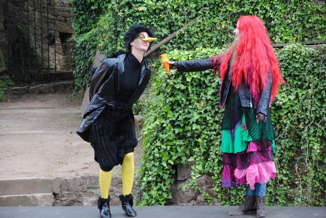 Impressionen von den Proben zu "Die kleine Hexe". | Foto: Andrea Kaller-Fichtmüller