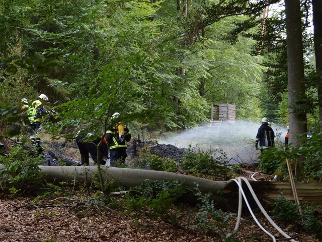 Waldbrand in Berndiel