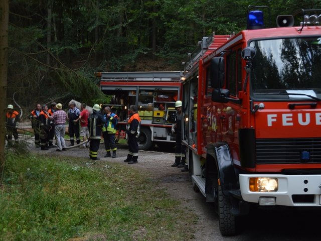 Waldbrand in Berndiel