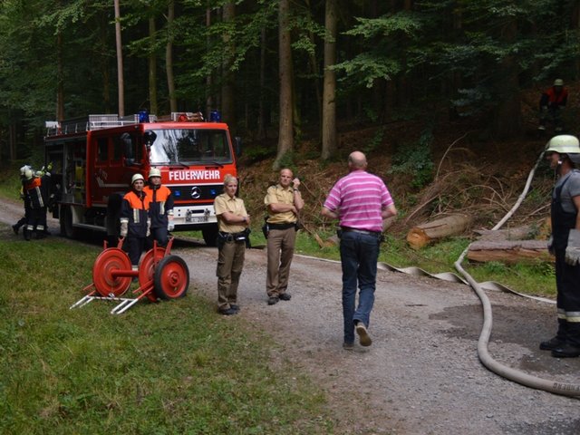 Waldbrand in Berndiel
