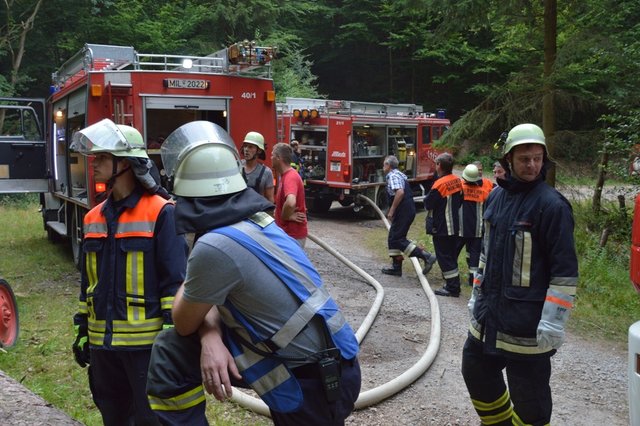 Waldbrand in Berndiel